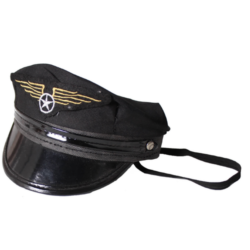 Mini Pilot Hat for Costume Party Officer Aviation