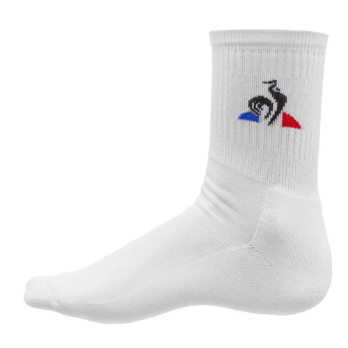 Le Coq Sportif Mens Tennis Padel Sports Socks N°1 Chaussettes  - White