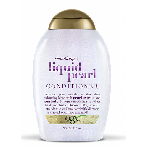 Ogx Beauty Pure Conditioner Smoothing + Liquid Pearl Frizz-Free Shine 385ml