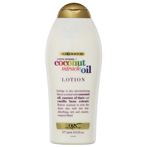 OGX Body Lotion Extra Creamy + Coconut Miracle Oil & Vanilla Bean Extract 577ml