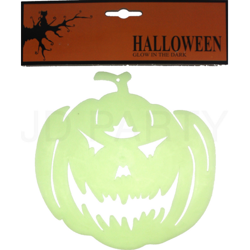 GIANT GLOW IN THE DARK PUMPKIN Halloween Face Party Decoration Decor Jack O Toy
