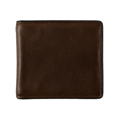 Dents RFID Two-Colour Pebble Grain Leather Bifold Wallet Card Holder - Tan
