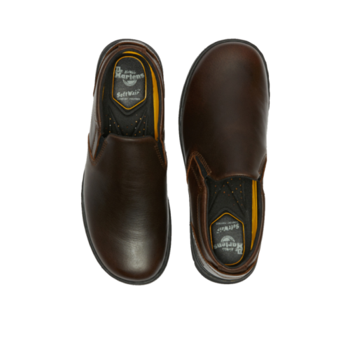 Dr. Martens Rhodes Slip On Casual Shoes Black Berkley - Brown