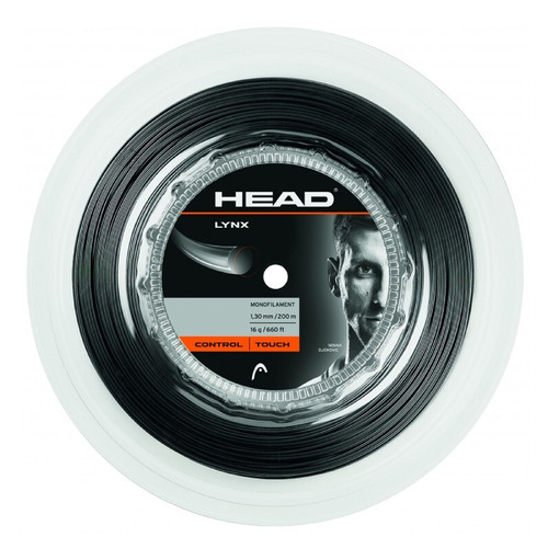 Head Lynx 16g Tennis String Reel 200m 1.30mm Control Touch - Anthracite