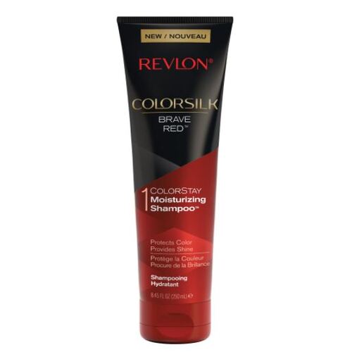 Revlon 250Ml Coloursilk Color Stay Moisturizing Hair Shampoo - Brave Red