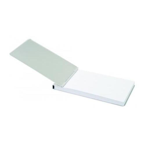 4x Memo Notepad with Stainless Steel Cover for Waiters Waitresses Cafe Staff