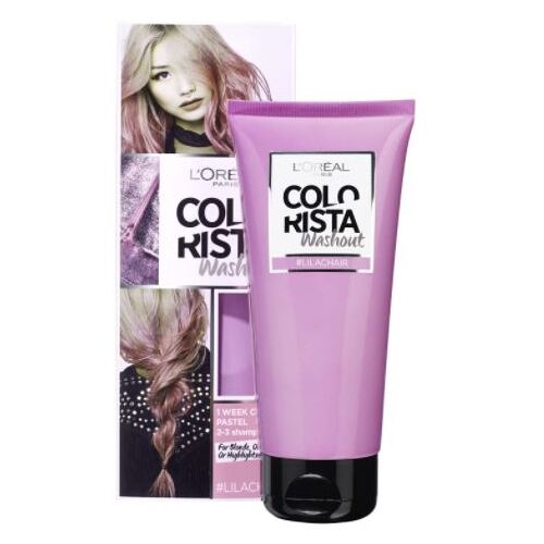 Loreal 80mL Colourista Washout (Semi-Permanent Hair Colour) Pastel 1 Week #Lilac 