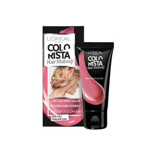 L'Oreal 30ml Colorista Hair Colour Hair Make-up - Rose Gold Hair For Blondes