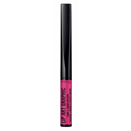 Rimmel London Lip Art Graphic Liner + Liquid Lipstick 1.8ml - 870 Own Your Power