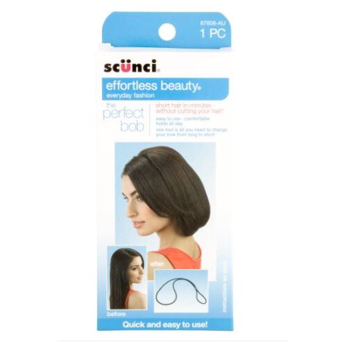 Scunci Pk1 The Perfect Bob Effortless Beauty Everyday Fashion Hair