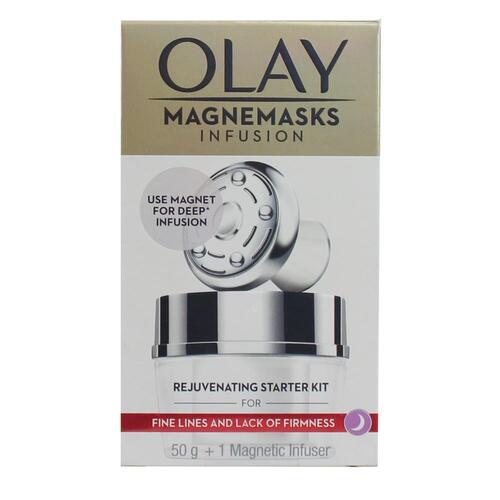 Olay Magnemasks Rejuvenating Starter Kit Jar Mask 50g + 1 Magnetic Infuser
