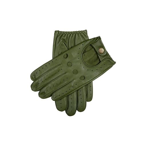 Dents Delta Mens Classic Leather Driving Gloves - Lincoln Green