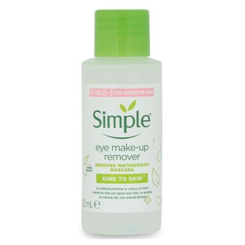 Simple 50ml Kind To Eyes Make-Up Remover Conditioning Eye Remove Waterproof Mascarra 