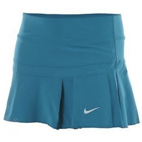 NIKE Flattering Womens Skirt w Compression Shorts Dri-Fit - Turquoise