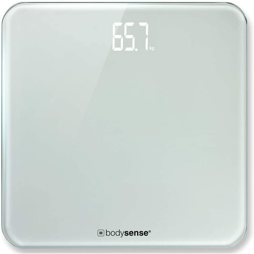 180kg BodySense by Propert Digital Bathroom Glass Scales - Grey