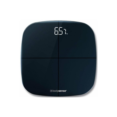 180kg Propert Bodysense Sigma Premium Smart Body Analysis Bathroom Scales - Black