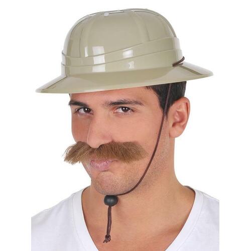 SAFARI HAT Camping Pith Helmet Solid African Hunter Jungle Costume Party