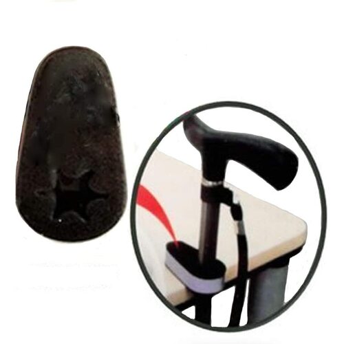 Cane/Crutch Support Clip Surface & Holder Device/Walking Stick Stand Rest Holder Grip