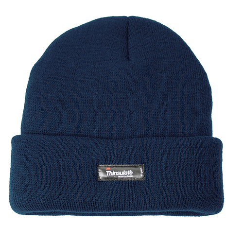 Dents 3M THINSULATE Pull On Beanie Hat Thermal Insulated - Navy Blue - One Size