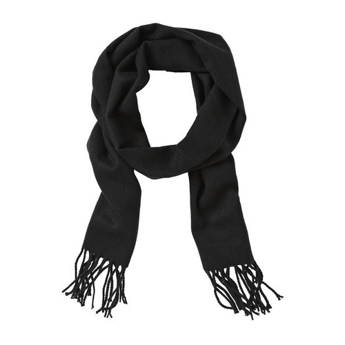 Dents Premium Woven Acrylic Knit Scarf Warm Winter Fashion Shawl Wrap - Black