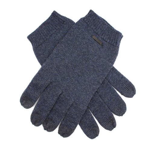 Dents Womens Pure Merino Wool Touchscreen Gloves - Indigo - One Size