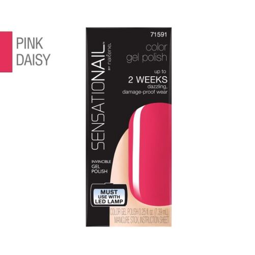 Sensationail 7.39ml Color Invincible Gel Polish Manicure Stick - Pink Daisy