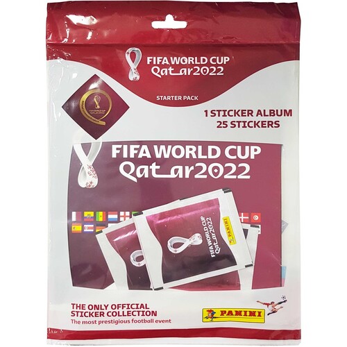 Panini 2022 FIFA World Cup Soccer Football Qatar Sticker Starter Pack