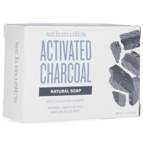 SCHMIDT'S 142g NATURAL SOAP FOR FACE & BODY ACTIVATED CHARCOAL