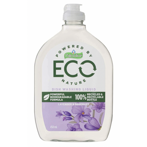 Palmolive Eco Dishwashing Liquid Lavender & Rosemary Biodegradable Formula 450ml