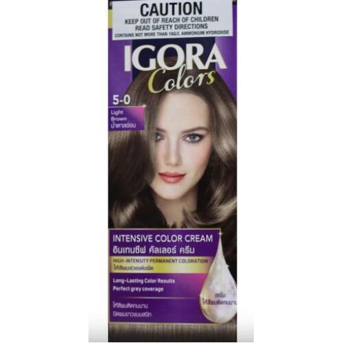 Schwarzkopf Igora Intensive Hair Colour Cream Permanent - Light Brown 5-0