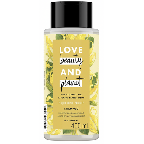 Love Beauty & Planet Shampoo Hope & Repair With Coconut Oil & Ylang Ylang Aroma