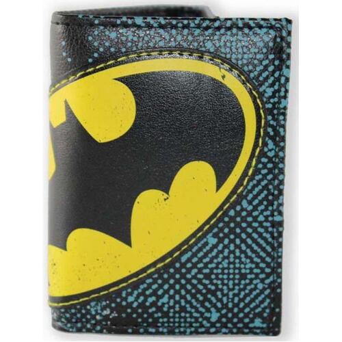Batman Tri Fold Wallet Halftone Officially Licensed Gift