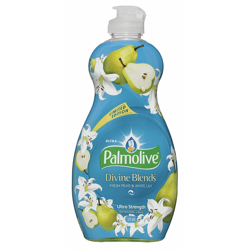 Palmolive Dishwashing Liquid Ultra Divine Blends 375ml - Fresh Pear & White Lily