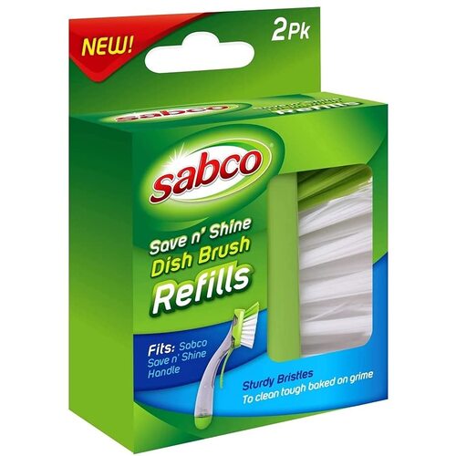 Sabco Pk2 Save N Shine Dish Brush Refill fits Save and Shine Handle