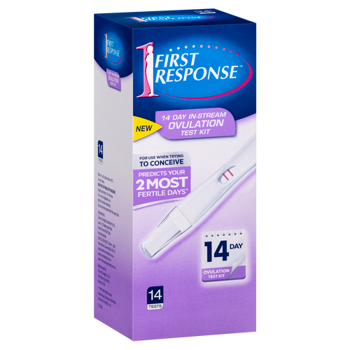 First Response 14 Day In-Stream Ovulation Test Kit - Pack of 14 Tests