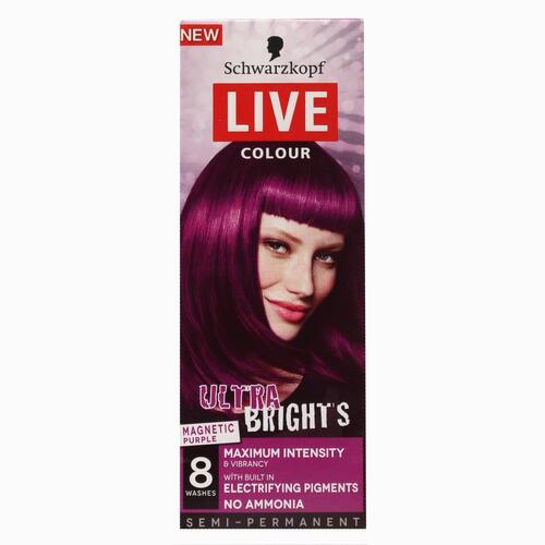 SCHWARZKOPF LIVE HAIR COLOUR ULTRA BRIGHTS MAGNETIC PURPLE