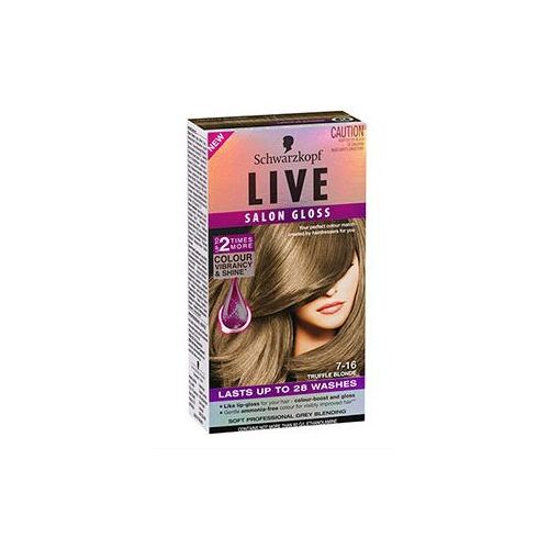 Schwarzkopf Live Salon Gloss Colour Vibrancy and Shine -  7-16 Truffle Blonde
