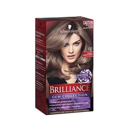 Schwarzkopf Brilliance Permanent Hair Colour Gem Collection - 02 Cool Amethyst