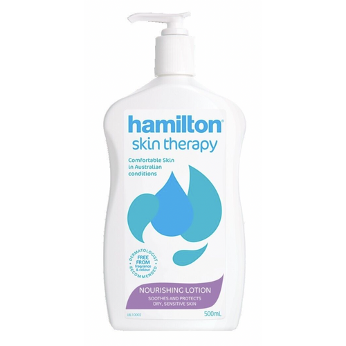 Hamilton Skin Therapy Nourishing Lotion for Dry and Sensitive Skin 500ml