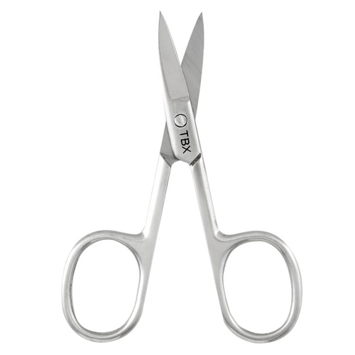 TBX Stainless Steel Nail Scissors Manicure Salon Grade Sharp 