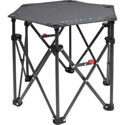 Wanderer Hex Small Quad Foldable Table Camping Fishing Outdoors