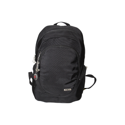 FIB Mens Backpack Travel School Rucksack Travel Shoulder Bag - Black