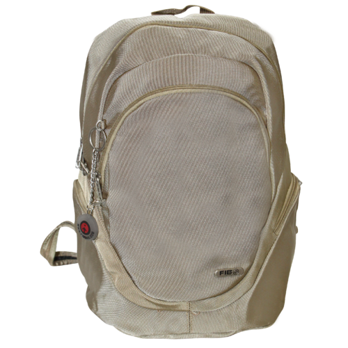 FIB Mens Backpack School Travel Shoulder Bag Rucksack - Sand