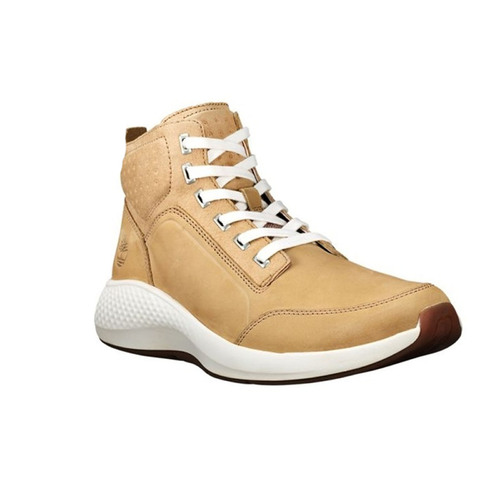 Timberland Mens Flyroam Go Leather Chukka Sneakers Shoes - Wheat Nubuck