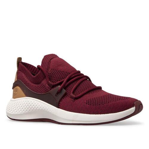 Timberland Mens Flyroam Go Knit Sneakers Shoes Runners Casual - Burgundy