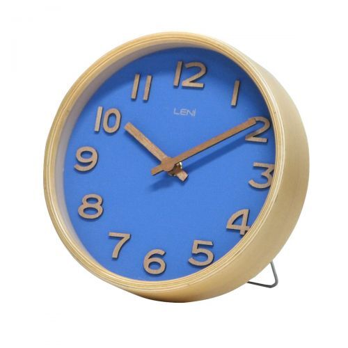 Leni 18cm Table/Wall Clock - Navy