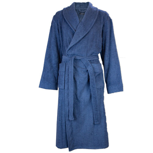 CONTARE Mens Country 100% Cotton Dressing Gown Bath Robe Terry Towelling