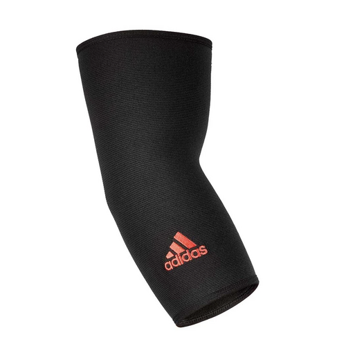 Adidas Elbow Support Compression Sleeve Joint Support Brace - Black/Red