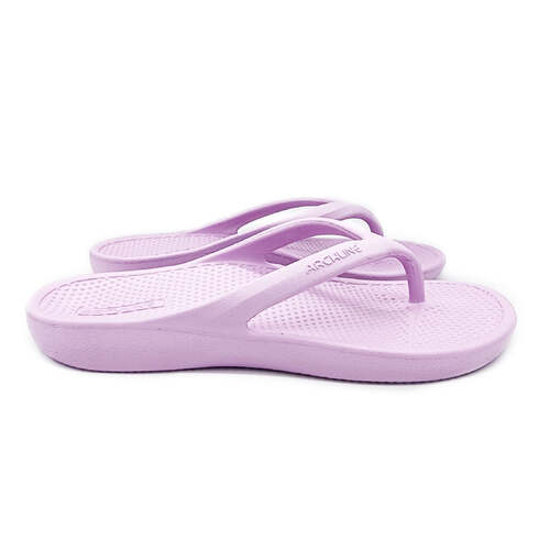 Archline Orthotic Foam Thongs Arch Support Flip Flops Orthopedic Rebound - Lilac