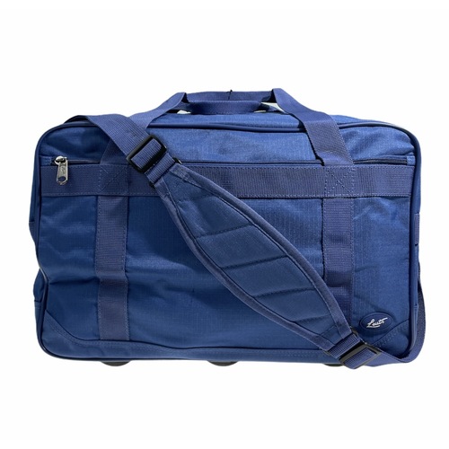 44L Foldable Duffel Bag Gym Sports Luggage Travel Foldaway School Bags - Royal Blue
